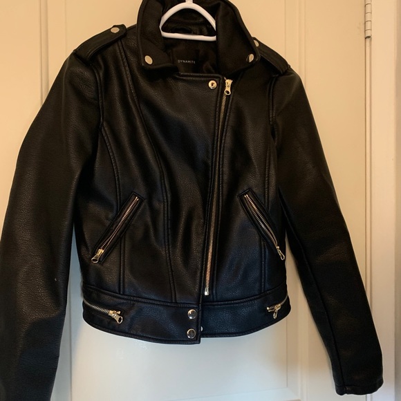 Fake leather jacket - Picture 2 of 3